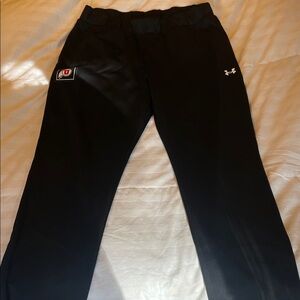 Under Armour Men's Black Joggers with Logo